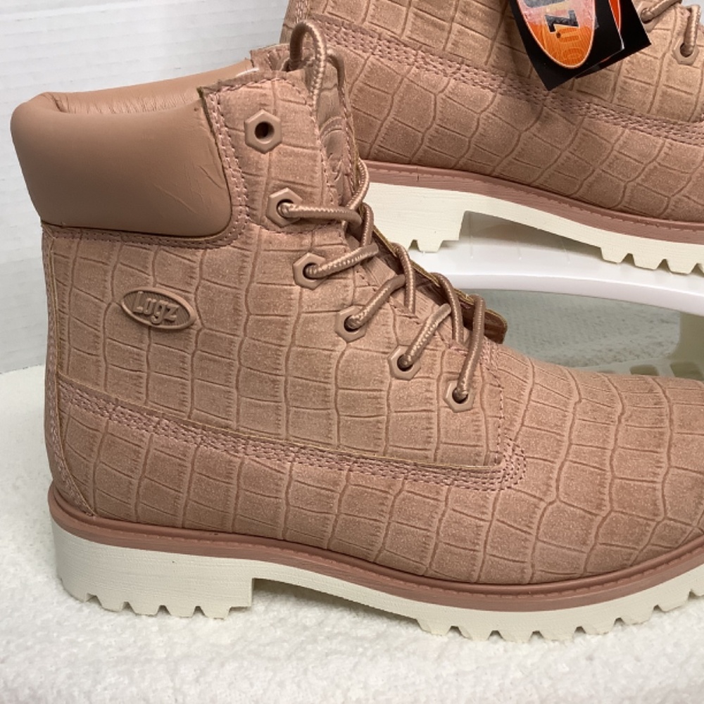 NWT LUGZ ankle booties camel/beige moto combat - Picture 4 of 15